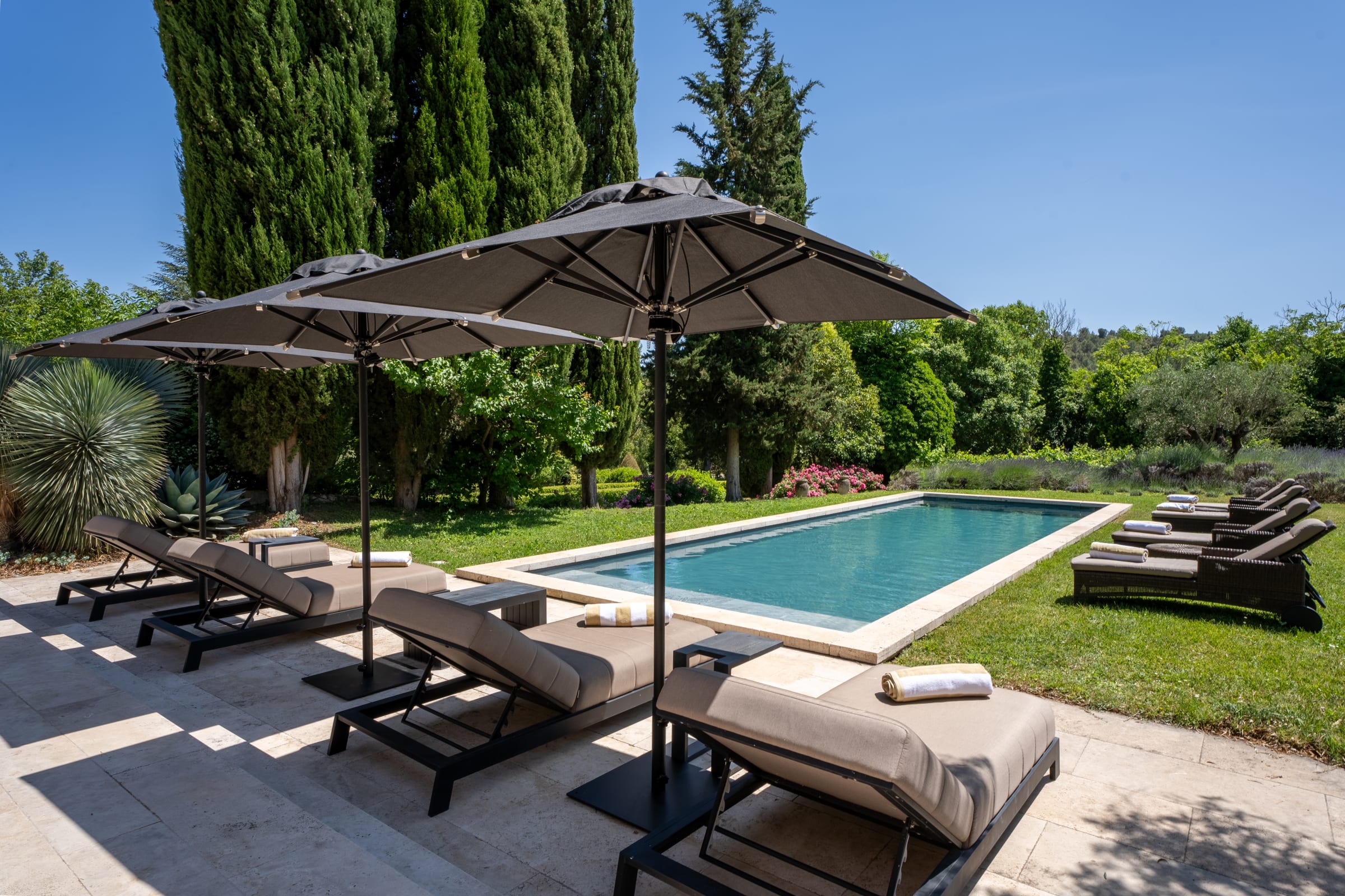 Pool with Chairs