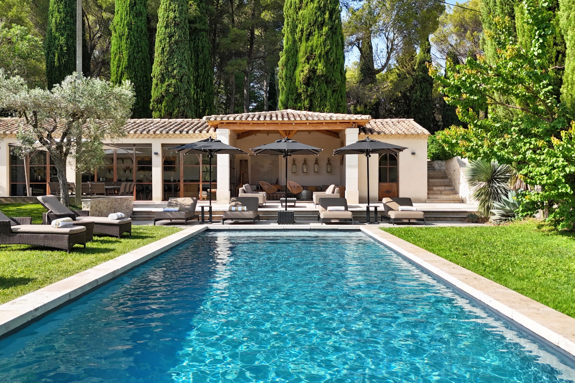 Pool and Pool House