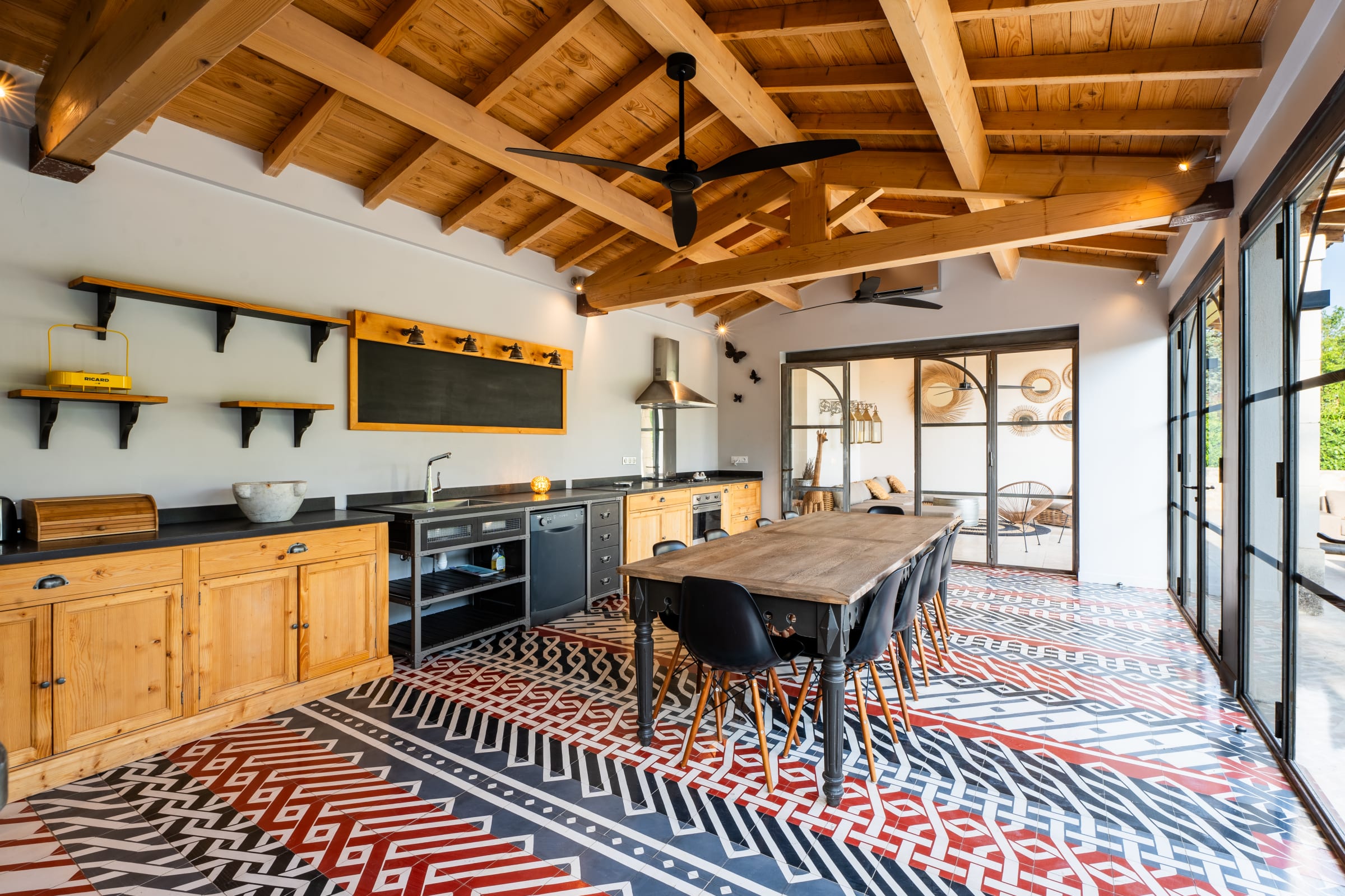 Pool House Summer Kitchen
