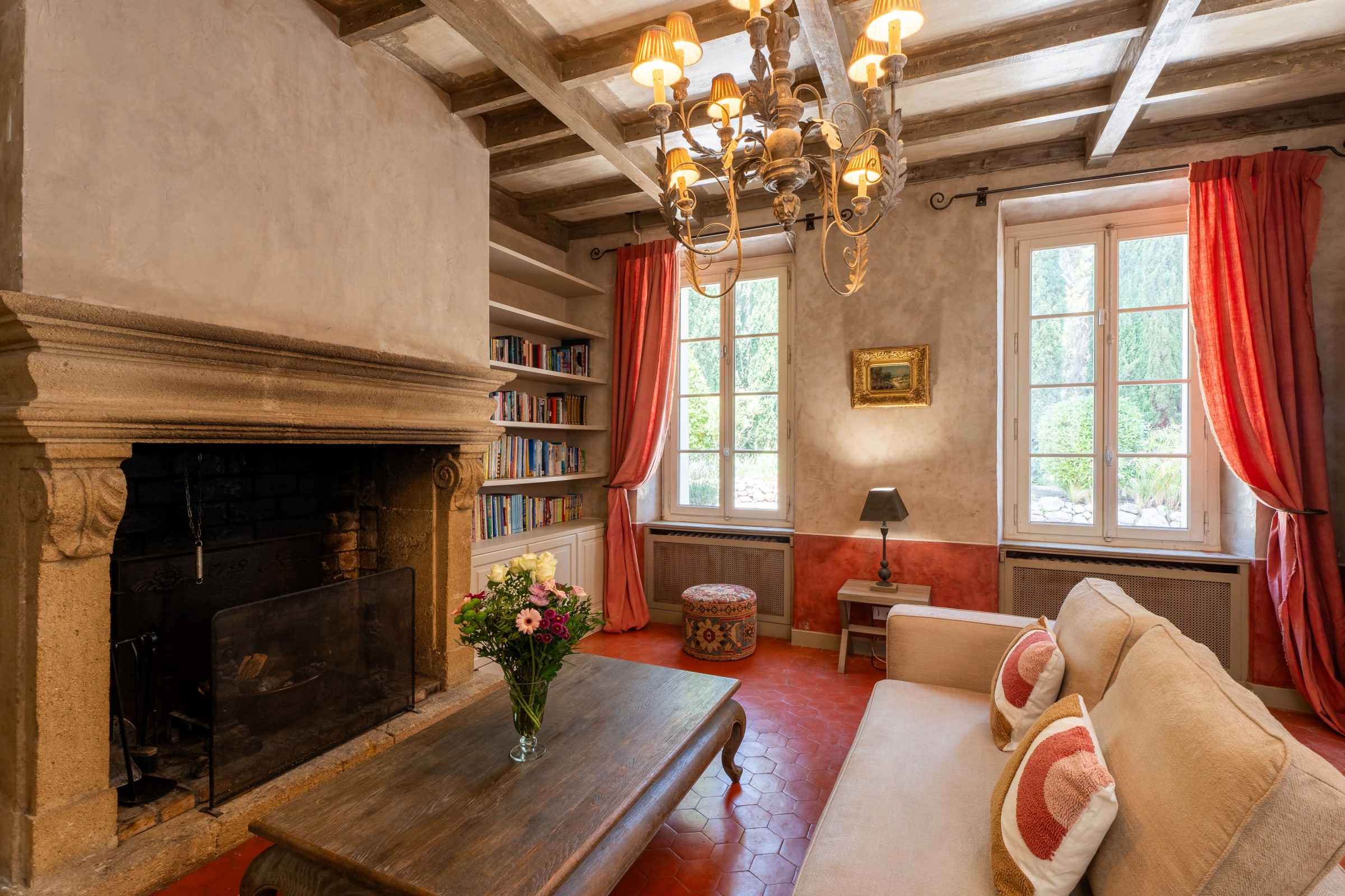 TV and Fire Room